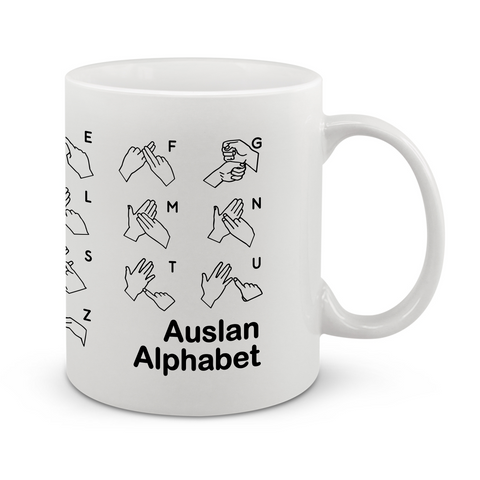 Auslan Alphabet Coffee Mug